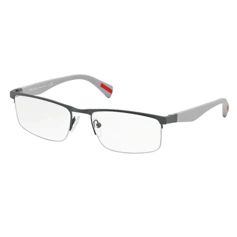 Prada Linea Rossa PS52FV TFZ1O1 Occhiali da Vista Grigio 